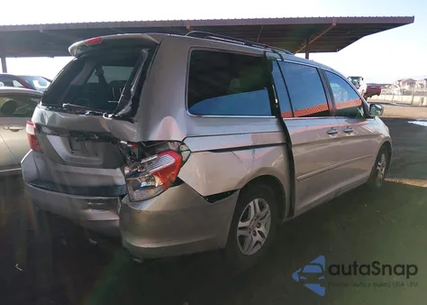 2007 Honda Odyssey Ex-L z USA, uszkodzony, nr VIN 5FNRL38727B062299